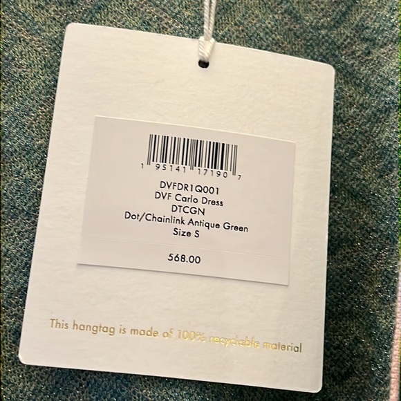 Diane Von Furstenberg  Carlo Jacquard Wrap Dress - Picture 9 of 17